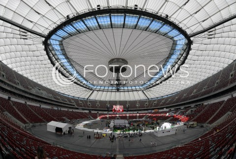  24.05.2013 WARSZAWA<br />WARSZAWSKIE TARGI KSIAZKI<br />N/Z STADION NARODOWY WNETRZE WIDOK VIEW DACH<br /> 