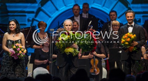  24.05.2014 LANCUT<br />53 MUZYCZNY FESTIWAL W LANCUCIE<br />KONCERT JOSE CARRERASA - LEGENDARNEGO HISZPANSKIEGO SPIEWAKA. ARTYSTA ZALICZANY JEST DO NAJWYBITNIEJSZYCH TENOROW SWIATOWEJ MUZYKI<br />N/Z JOSE CARRERAS NATALIA KOVALOVA DAVID GIMENEZ<br /> 