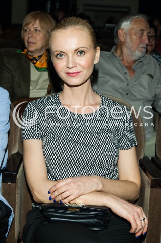 26.05.2014 WARSZAWA <br />HEROINA POLSKIEGO KINA Z EWA SZYKULSKA W TEATRZE COLLEGIUM NOBILIUM<br />N/Z OLGA BONCZYK<br /> 