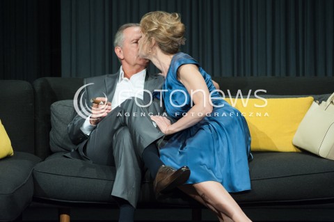  29.05.2014 WARSZAWA <br />PROBA MEDIALNA INTRYGA W TEATRZE KAMIENICA<br />N/Z BEATA SCIBAKOWNA TOMASZ STOCKINGER<br /> 