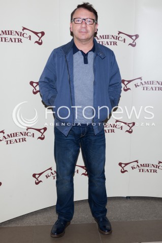  29.05.2014 WARSZAWA <br />PROBA MEDIALNA INTRYGA W TEATRZE KAMIENICA<br />N/Z ZBIGNIEW ZAMACHOWSKI<br /> 