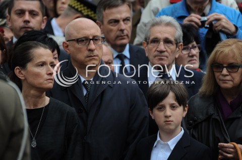  30.05.2014 WARSZAWA <br />POGRZEB GENERALA WOJCIECHA JARUZELSKIEGO NA WARSZAWSKIM WOJSKOWYM CMENTARZU NA POWAZKACH<br />N/Z MONIKA JARUZELSKA   <br /> 