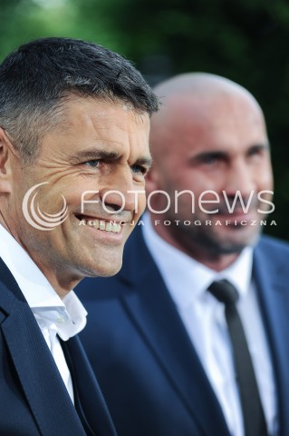  01.06.2014 WARSZAWA <br />DZIEN DZIECKA W PALACU PREZYDENCKIM<br />N/Z KRZYSZTOF HOLOWCZYC PRZEMYSLAW SALETA  <br /> 