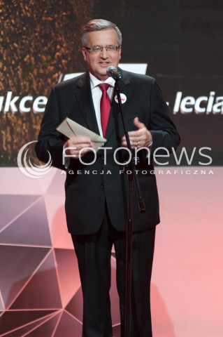  02.06.2014 WARSZAWA<br />PLEBISCYT NA SPORTOWY SUKCES 25 - LECIA<br />N/Z PREZYDENT RP BRONISLAW KOMOROWSKI <br /> 