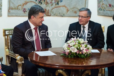 Spotkanie Prezydenta RP z Prezydentem Ukrainy w Warszawie