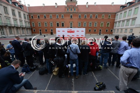  04.06.2014 WARSZAWA<br />UROCZYSTOSCI Z OKAZJI 25 LECIA WOLNYCH WYBOROW W POLSCE<br />25 LECIE WOLNOSCI W POLSCE<br />N/Z PREZYDENT BRONISLAW KOMOROWSKI ANNA KOMOROWSKA<br /> 