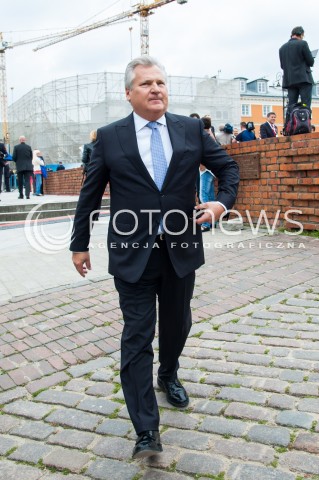  04.06.2014 WARSZAWA GLOWNE UROCZYSTOSCI Z OKAZJI 25 LECIA WOLNYCH WYBOROW W POLSCE  N/Z PREZYDENT ALEKSANDER KWASNIEWSKI  