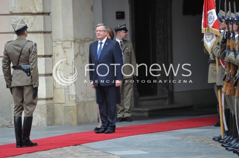  04.06.2014 WARSZAWA <br />GLOWNE UROCZYSTOSCI Z OKAZJI 25 LECIA WOLNYCH WYBOROW W POLSCE<br />N/Z PREZYDENT RP BRONISLAW KOMOROWSKI <br /> 