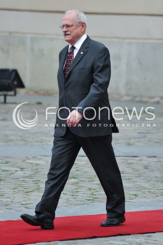  04.06.2014 WARSZAWA <br />GLOWNE UROCZYSTOSCI Z OKAZJI 25 LECIA WOLNYCH WYBOROW W POLSCE<br />N/Z IVAN GASPAROVIC - PREZYDENT SLOWACJI<br /> 