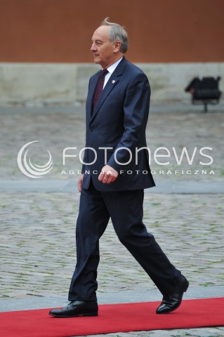  04.06.2014 WARSZAWA <br />GLOWNE UROCZYSTOSCI Z OKAZJI 25 LECIA WOLNYCH WYBOROW W POLSCE<br />N/Z ANDRIS BERZINS - PREZYDENT LOTWY<br /> 