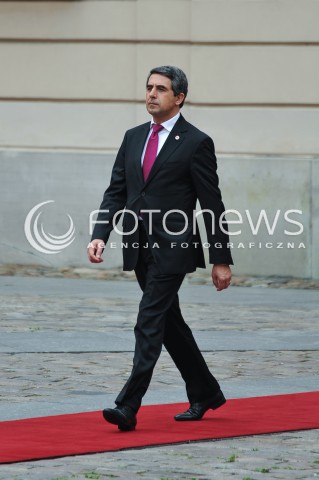  04.06.2014 WARSZAWA <br />GLOWNE UROCZYSTOSCI Z OKAZJI 25 LECIA WOLNYCH WYBOROW W POLSCE<br />N/Z ROSEN PLEVNELIEV - PREZYDENT BULGARII<br /> 