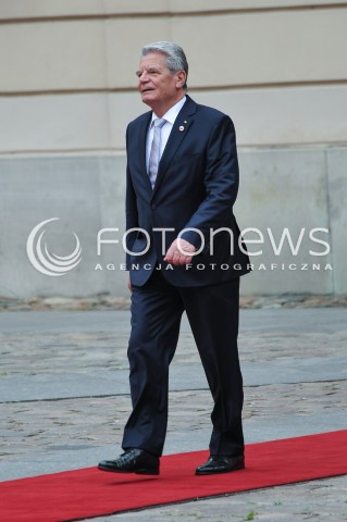  04.06.2014 WARSZAWA <br />GLOWNE UROCZYSTOSCI Z OKAZJI 25 LECIA WOLNYCH WYBOROW W POLSCE<br />N/Z JOACHIM GAUCK - PREZYDENT REMUBLIKI FEDERALNEJ NIEMIEC<br /> 