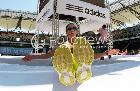  07.06.2014 WARSZAWA<br />REKORD GUINNESSA W FITNESS Z EWA CHODAKOWSKA NA STADIONIE PEPSI ARENA<br />N/Z EWA CHODAKOWSKA<br /> 