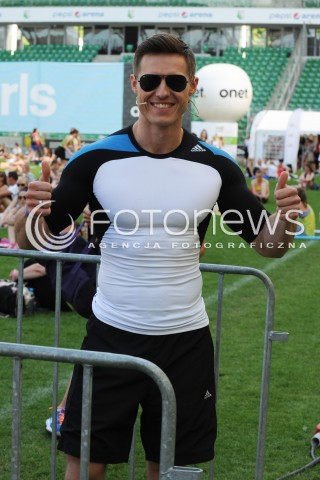  07.06.2014 WARSZAWA<br />REKORD GUINNESSA W FITNESS Z EWA CHODAKOWSKA NA STADIONIE PEPSI ARENA<br />N/Z TOMASZ CHOINSKI<br /> 