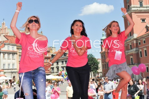  07.06.2014 WARSZAWA<br />AVON WALK 2014 MARSZ ROZOWEJ WSTAZKI<br />N/Z AGNIESZKA POPIELEWICZ MALGORZATA SOCHA MALGORZATA PIECZYNSKA<br /> 