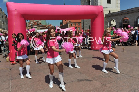  07.06.2014 WARSZAWA<br />AVON WALK 2014 MARSZ ROZOWEJ WSTAZKI<br />N/Z TANCERKI<br /> 