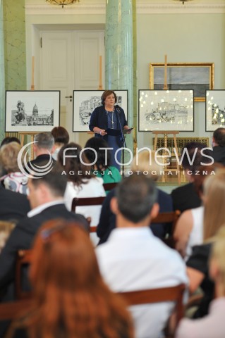  10.06.2014 WARSZAWA<br />UDZIAL MALZONKI PREZYDENTA RP ANNY KOMOROWSKIEJ W PODSUMOWANIU MIESIACA WIEDZY NA TEMAT AUTYZMU<br />N/Z ANNA KOMOROWSKA<br /> 