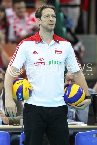  13.06.2014 KATOWICE SPODEK<br />SIATKOWKA MEZCZYZN <br />LIGA SWIATOWA 2014<br />FIVB VOLLEYBALL WORLD LEAGUE 2014<br />MECZ POLSKA - WLOCHY ( POLAND - ITALY ) <br />N/Z STEPHANE ANTIGA TRENER ( HEAD COACH ) SYLWETKA <br /> 
