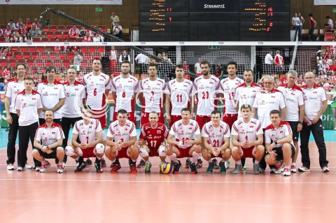  13.06.2014 KATOWICE SPODEK<br />SIATKOWKA MEZCZYZN <br />LIGA SWIATOWA 2014<br />FIVB VOLLEYBALL WORLD LEAGUE 2014<br />MECZ POLSKA - WLOCHY ( POLAND - ITALY ) <br />N/Z ZDJECIE GRUPOWE GRUPOWKA ZAWODNICY GROUP PHOTO REPREZENTACJA POLSKI SIATKARZE<br /> 