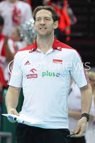  13.06.2014 KATOWICE SPODEK<br />SIATKOWKA MEZCZYZN <br />LIGA SWIATOWA 2014<br />FIVB VOLLEYBALL WORLD LEAGUE 2014<br />MECZ POLSKA - WLOCHY ( POLAND - ITALY ) <br />N/Z STEPHANE ANTIGA TRENER ( HEAD COACH ) SYLWETKA <br /> 
