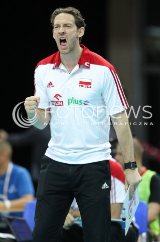  13.06.2014 KATOWICE SPODEK<br />SIATKOWKA MEZCZYZN <br />LIGA SWIATOWA 2014<br />FIVB VOLLEYBALL WORLD LEAGUE 2014<br />MECZ POLSKA - WLOCHY ( POLAND - ITALY ) <br />N/Z STEPHANE ANTIGA TRENER ( HEAD COACH ) RR SYLWETKA <br /> 