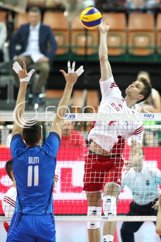  13.06.2014 KATOWICE SPODEK<br />SIATKOWKA MEZCZYZN <br />LIGA SWIATOWA 2014<br />FIVB VOLLEYBALL WORLD LEAGUE 2014<br />MECZ POLSKA - WLOCHY ( POLAND - ITALY ) <br />N/Z KAROL KLOS <br /> 