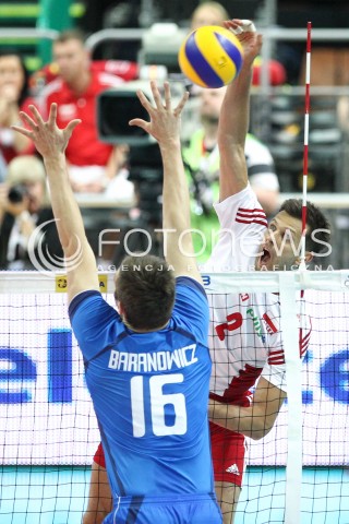  13.06.2014 KATOWICE SPODEK<br />SIATKOWKA MEZCZYZN <br />LIGA SWIATOWA 2014<br />FIVB VOLLEYBALL WORLD LEAGUE 2014<br />MECZ POLSKA - WLOCHY ( POLAND - ITALY ) <br />N/Z MICHAL WINIARSKI <br /> 