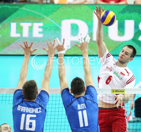  13.06.2014 KATOWICE SPODEK<br />SIATKOWKA MEZCZYZN <br />LIGA SWIATOWA 2014<br />FIVB VOLLEYBALL WORLD LEAGUE 2014<br />MECZ POLSKA - WLOCHY ( POLAND - ITALY ) <br />N/Z BARTOSZ KUREK <br /> 