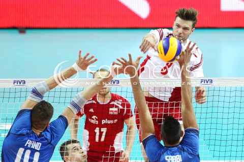  13.06.2014 KATOWICE SPODEK<br />SIATKOWKA MEZCZYZN <br />LIGA SWIATOWA 2014<br />FIVB VOLLEYBALL WORLD LEAGUE 2014<br />MECZ POLSKA - WLOCHY ( POLAND - ITALY ) <br />N/Z ANDRZEJ WRONA <br /> 