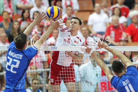  13.06.2014 KATOWICE SPODEK<br />SIATKOWKA MEZCZYZN <br />LIGA SWIATOWA 2014<br />FIVB VOLLEYBALL WORLD LEAGUE 2014<br />MECZ POLSKA - WLOCHY ( POLAND - ITALY ) <br />N/Z MARIUSZ WLAZLY <br /> 