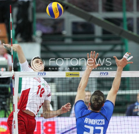  13.06.2014 KATOWICE SPODEK<br />SIATKOWKA MEZCZYZN <br />LIGA SWIATOWA 2014<br />FIVB VOLLEYBALL WORLD LEAGUE 2014<br />MECZ POLSKA - WLOCHY ( POLAND - ITALY ) <br />N/Z MARIUSZ WLAZLY <br /> 