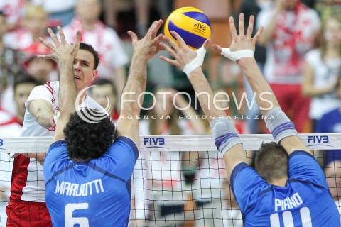  13.06.2014 KATOWICE SPODEK<br />SIATKOWKA MEZCZYZN <br />LIGA SWIATOWA 2014<br />FIVB VOLLEYBALL WORLD LEAGUE 2014<br />MECZ POLSKA - WLOCHY ( POLAND - ITALY ) <br />N/Z MARIUSZ WLAZLY <br /> 