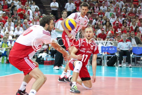  13.06.2014 KATOWICE SPODEK<br />SIATKOWKA MEZCZYZN <br />LIGA SWIATOWA 2014<br />FIVB VOLLEYBALL WORLD LEAGUE 2014<br />MECZ POLSKA - WLOCHY ( POLAND - ITALY ) <br />N/Z ANDREA GIOVI FILIPPO LANZA <br /> 