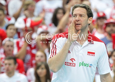  13.06.2014 KATOWICE SPODEK<br />SIATKOWKA MEZCZYZN <br />LIGA SWIATOWA 2014<br />FIVB VOLLEYBALL WORLD LEAGUE 2014<br />MECZ POLSKA - WLOCHY ( POLAND - ITALY ) <br />N/Z STEPHANE ANTIGA TRENER ( HEAD COACH ) SYLWETKA <br /> 