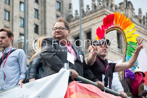  14.06.2014 WARSZAWA PARADA ROWNOSCI PRZESZLA ULICAMI WARSZAWY N/Z POSEL RYSZARD KALISZ   