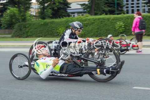  14.06.2014 RZESZOW<br />KOLARSTWO RECZNE<br />PUCHAR EUROPY W KOLARSTWIE RECZNYM<br />JAZDA INDYWIDUALNA NA CZAS<br />N/Z ZBIGNIEW WANDACHOWICZ JOEL WEINGUT<br /> 