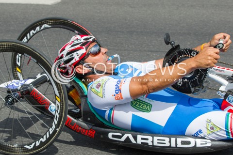  14.06.2014 RZESZOW<br />KOLARSTWO RECZNE<br />PUCHAR EUROPY W KOLARSTWIE RECZNYM<br />JAZDA INDYWIDUALNA NA CZAS<br />N/Z GIOVANNI ACHENZA<br /> 