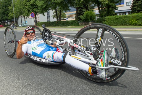  14.06.2014 RZESZOW<br />KOLARSTWO RECZNE<br />PUCHAR EUROPY W KOLARSTWIE RECZNYM<br />JAZDA INDYWIDUALNA NA CZAS<br />N/Z GIOVANNI ACHENZA<br /> 