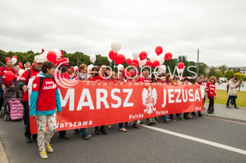  15.06.2014 MARSZ DLA JEZUSA PO RAZ TRZECI W WARSZAWIE N/Z CZOLO MARSZU   