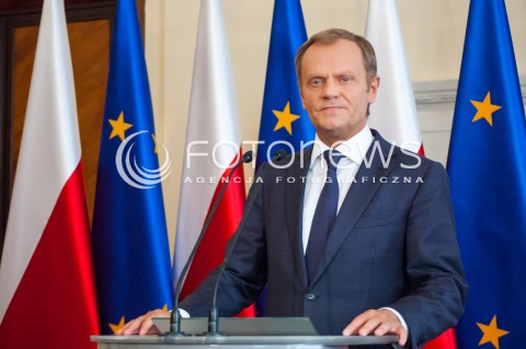  16.06.2014 KONFERENCJA PRASOWA PREMIERA DONALDA TUSKA W SPRAWIE AFERY TASMOWEJ N/Z PREMIER RP DONALD TUSK  