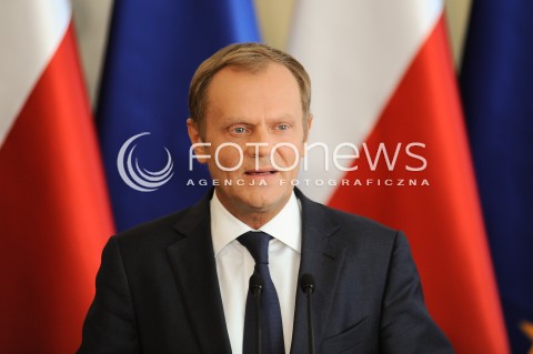 16.06.2014 WARSZAWA<br />KONFERENCJA PRASOWA PREMIERA DONALDA TUSKA<br />N/Z PREMIER DONALD TUSK<br /> 