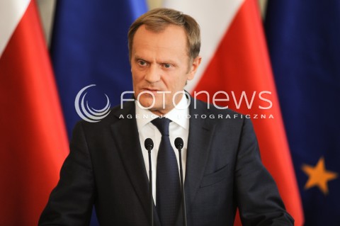  16.06.2014 WARSZAWA<br />KONFERENCJA PRASOWA PREMIERA DONALDA TUSKA<br />N/Z PREMIER DONALD TUSK<br /> 