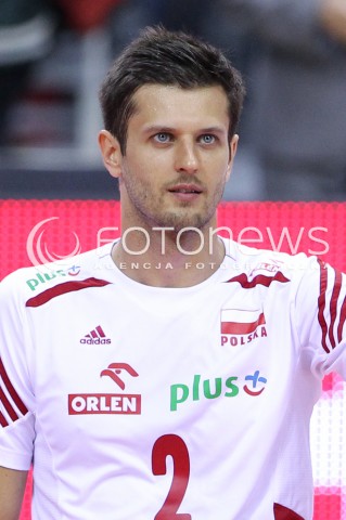  20.06.2014 KRAKOW ARENA<br />SIATKOWKA MEZCZYZN <br />LIGA SWIATOWA 2014<br />FIVB VOLLEYBALL WORLD LEAGUE 2014<br />MECZ POLSKA - BRAZYLIA ( POLAND - BRASIL ) <br />N/Z MICHAL WINIARSKI  GLOWKA PORTRET<br /> 