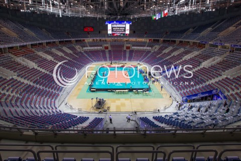  20.06.2014 KRAKOW ARENA<br />SIATKOWKA MEZCZYZN <br />LIGA SWIATOWA 2014<br />FIVB VOLLEYBALL WORLD LEAGUE 2014<br />MECZ POLSKA - BRAZYLIA ( POLAND - BRASIL ) <br />N/Z HALA W KRAKOWIE WIDOK VIEW BOISKO TRYBUNY WEWNATRZ INSIDE<br /> 