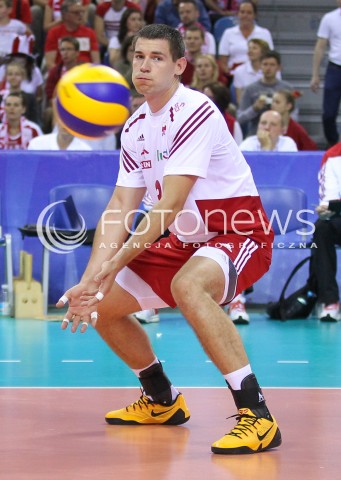  20.06.2014 KRAKOW ARENA<br />SIATKOWKA MEZCZYZN <br />LIGA SWIATOWA 2014<br />FIVB VOLLEYBALL WORLD LEAGUE 2014<br />MECZ POLSKA - BRAZYLIA ( POLAND - BRASIL ) <br />N/Z DAWID KONARSKI <br /> 