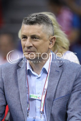  20.06.2014 KRAKOW ARENA<br />SIATKOWKA MEZCZYZN <br />LIGA SWIATOWA 2014<br />FIVB VOLLEYBALL WORLD LEAGUE 2014<br />MECZ POLSKA - BRAZYLIA ( POLAND - BRASIL ) <br />N/Z IRENEUSZ MAZUR SYLWETKA GLOWKA PORTRET<br /> 