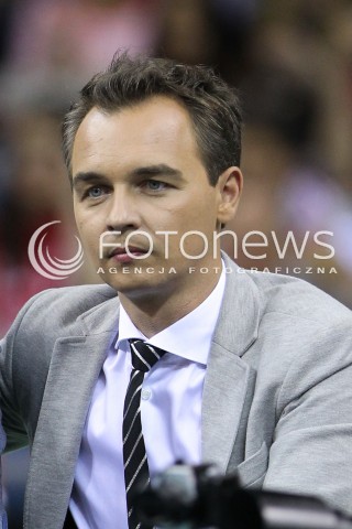  20.06.2014 KRAKOW ARENA<br />SIATKOWKA MEZCZYZN <br />LIGA SWIATOWA 2014<br />FIVB VOLLEYBALL WORLD LEAGUE 2014<br />MECZ POLSKA - BRAZYLIA ( POLAND - BRASIL ) <br />N/Z JERZY MIELEWSKI SYLWETKA GLOWKA PORTRET<br /> 