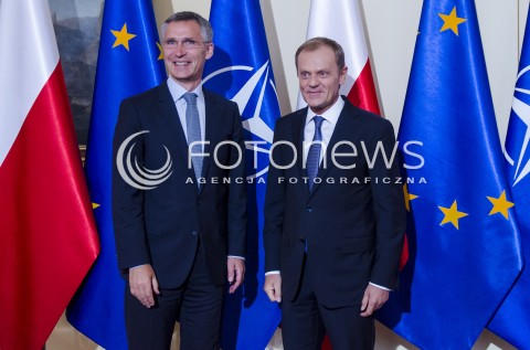  25.06.2014 WARSZAWA PREMIER RP DONALD TUSK SPOTKAL SIE Z PRZYSZLYM SZEFEM NATO JENSEM STOLTENBERGIEM N/Z PREMIER DONALD TUSK PRZYSZLY SZEF NATO JENS STOLTENBERG  