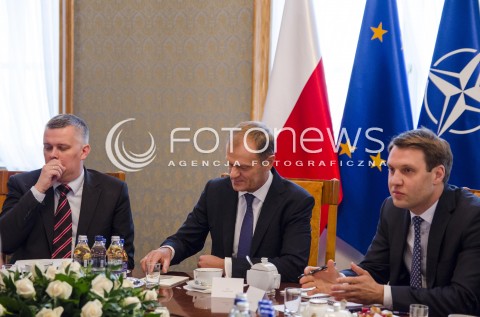  25.06.2014 WARSZAWA PREMIER RP DONALD TUSK SPOTKAL SIE Z PRZYSZLYM SZEFEM NATO JENSEM STOLTENBERGIEM N/Z PREMIER DONALD TUSK  