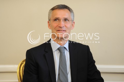  25.06.2014 WARZSAWA<br />SPOTKANIE PREZYDENTA RP Z SEKRETARZEM GENERALNYM NATO<br />N/Z JENS STOLTENBERG<br /> 